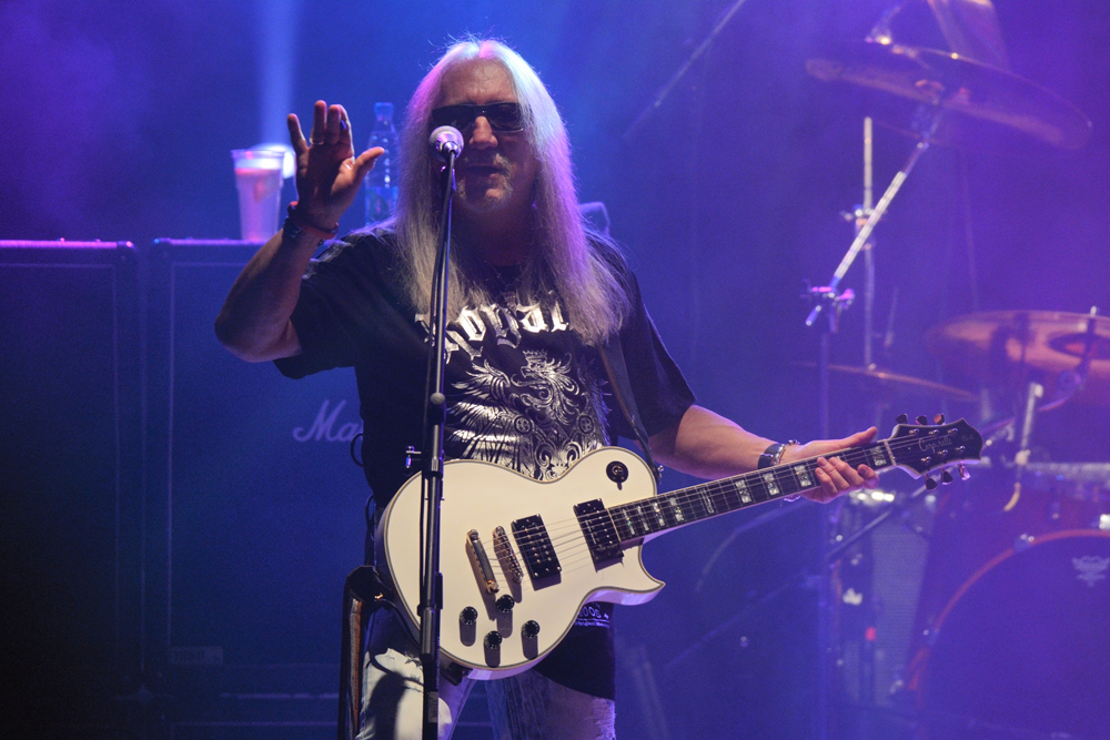 Мик Бокс, основатель группы Uriah Heep, на концерте в Нижнем Новгороде. 5 февраля 2015 г. Нажмите на изображение, чтобы посмотреть его на полном экране.