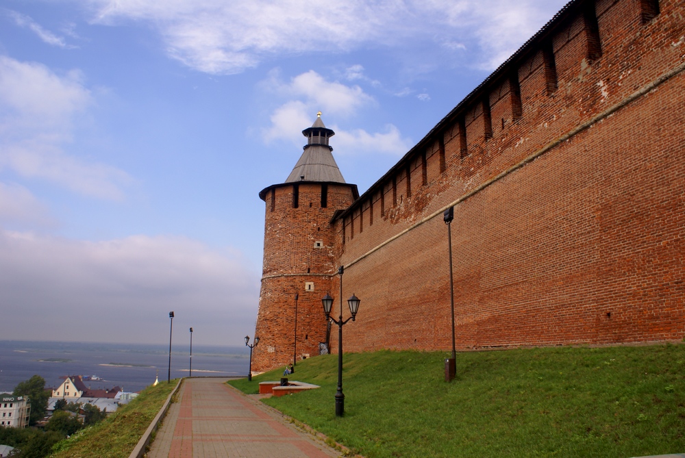 Стена кремля нижний новгород
